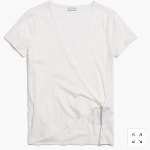 J. Crew Wrap Tie Tee